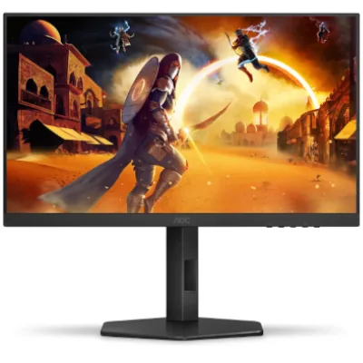 Monitor AOC 24G4/P — painel IPS 24 polegadas com base ajustavel e funcao pivot para home office