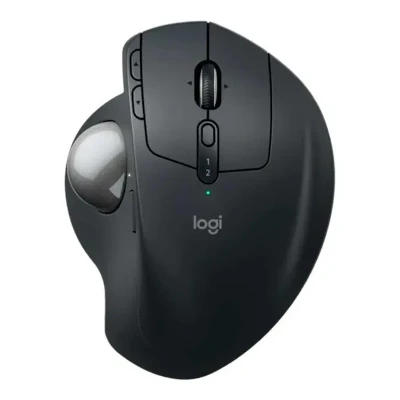 Trackball ergonômico Logitech MX Ergo para síndrome do túnel do carpo e dor no ombro