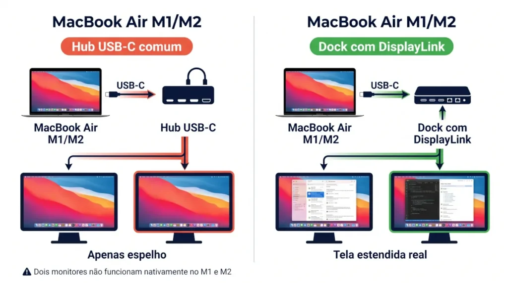 Escala de segurança elétrica de hubs USB-C por categoria de marca desde certificadas até genéricas sem nome