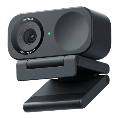 Webcam Insta360 Link 2C — 4K com rastreamento por IA e enquadramento automático