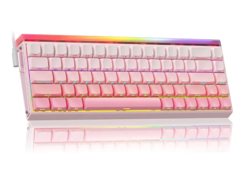 Teclado Aula Hero68HE com fio, switch Hall Effect Rapid Trigger