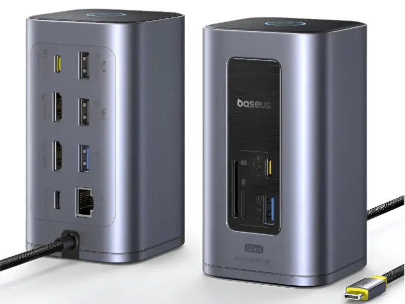 ML - Hub USB-C - Baseus - Nomos NU1 Air SpaceMate (12-em-1)