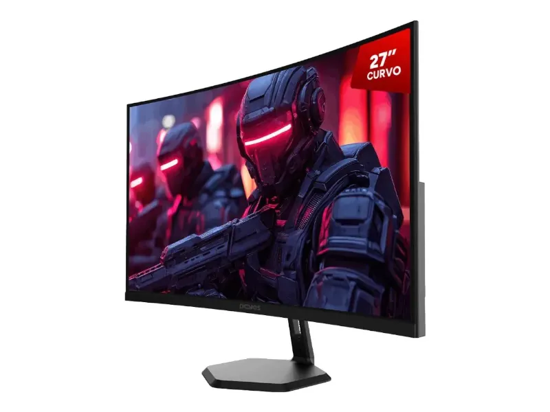 PCYes O-Creed O27CQ, monitor QHD VA curvo