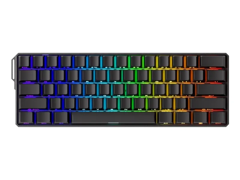 Teclado MonsGeek FUN60 Ultra TMR com fio, switch magnético TMR e Rapid Trigger