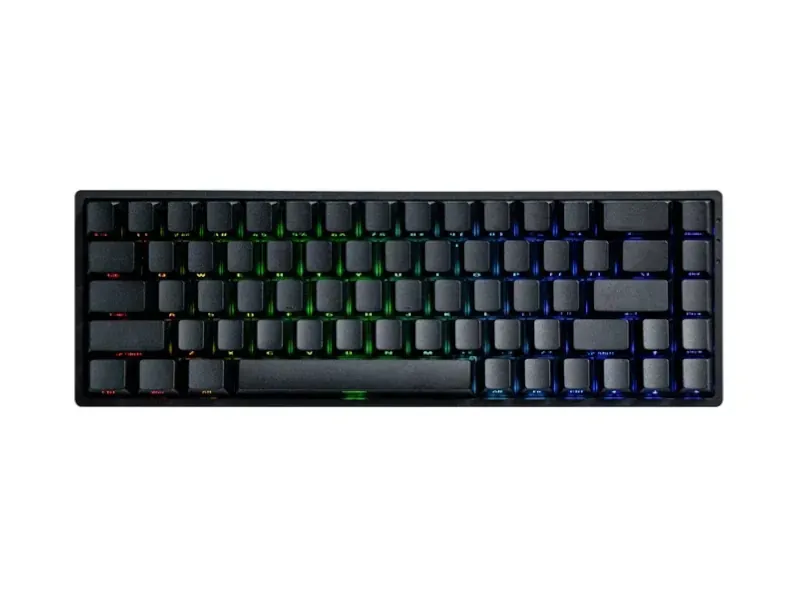 Teclado MonsGeek Fun68 HE com fio, switch Akko Glare Magnético Hall Effect